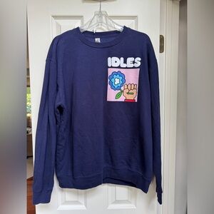 Navy Graphic Sweatshirt
